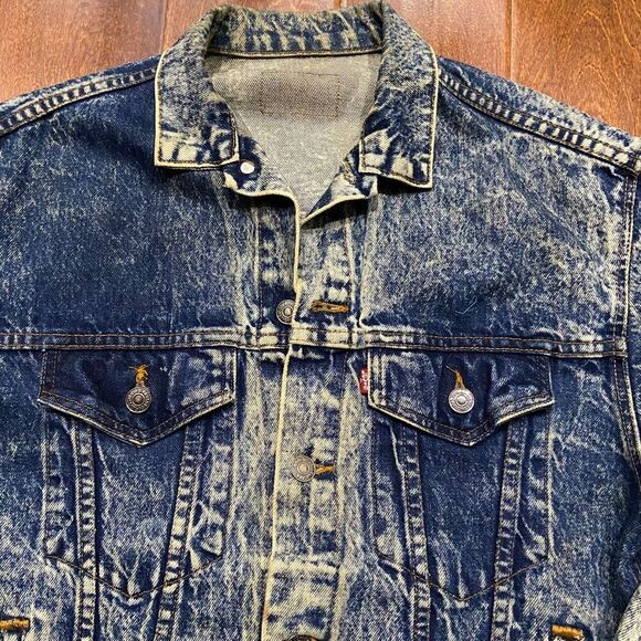 Levi's Vintage Outerwear Stonewashed Denim Blue Jacket Men's Size Medium - Picture 2 of 9